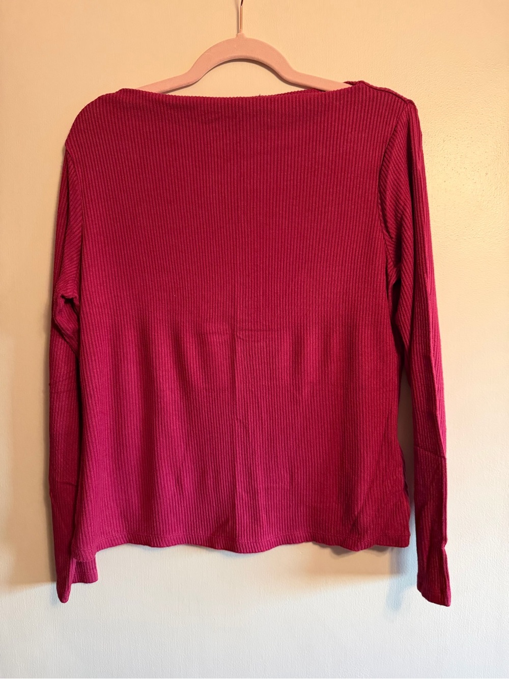 Banana Republic Boat Neck Long-Sleeve Ribbed Top